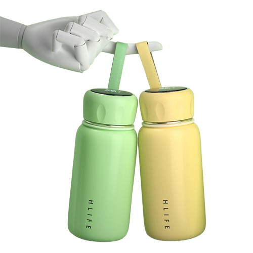 Garrafa Térmica Compacta com Display de Temperatura e Isolamento Avançado