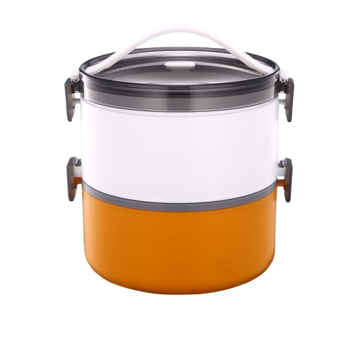 Caixa Asiática Empilhável para Refeições, Segura para Aquecer