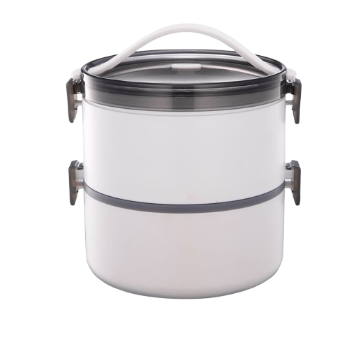 Caixa Asiática Empilhável para Refeições, Segura para Aquecer