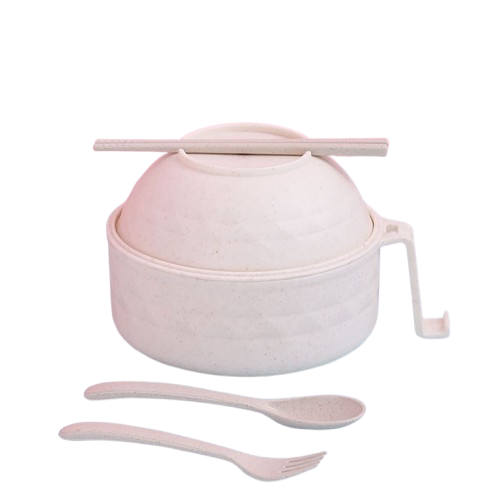 Conjunto de 6 Peças Sustentável com Tigelas para Massas