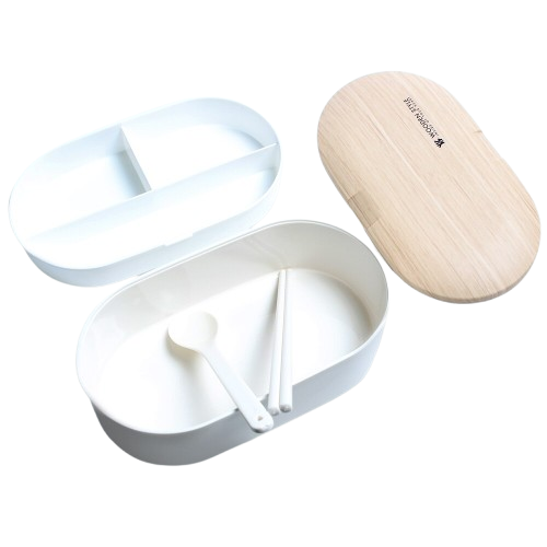 Recipiente Redondo Reutilizável para Refeições, Anti-Derrame e Seguro para Micro-ondas