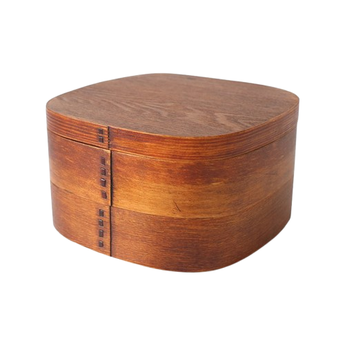 Caixa de Refeições com Divisórias, Empilhável e Design Asiático Moderno