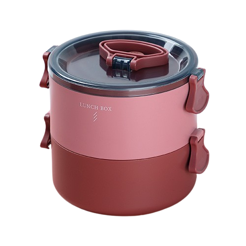 Caixa Asiática para Refeições Quentes, Hermética e Fácil de Transportar