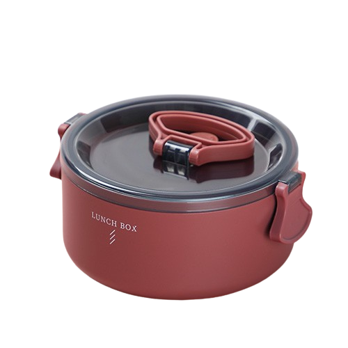 Caixa Asiática para Refeições Quentes, Hermética e Fácil de Transportar